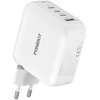 FoneKit GaN PD 165W verkkovirtalaturi, USB-A + 3 x USB-C, valkoinen