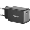 FoneKit GaN PD 45W -verkkovirtalaturi, USB-C, musta
