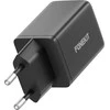 FoneKit GaN PD 48W -verkkovirtalaturi, USB-C + USB-A, musta