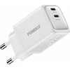 FoneKit GaN PD 48W -verkkovirtalaturi, USB-C + USB-C, valkoinen