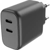 FoneKit GaN PD 65W -verkkovirtalaturi, USB-C + USB-C, musta