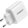 FoneKit GaN PD 65W -verkkovirtalaturi, USB-C, valkoinen