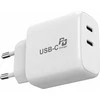 FoneKit GaN PD 65W -verkkovirtalaturi, USB-C + USB-C, valkoinen