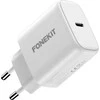 FoneKit GaN PD 65W -verkkovirtalaturi, USB-C, valkoinen