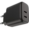 FoneKit GaN PD 65W -verkkovirtalaturi, USB-C + USB-C, musta