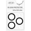 FoneKit kameran linssinsuoja, iPhone 15 Pro / 15 Pro Max, läpinäkyvä