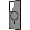 Dėklas FoneKit Magneettinen Soft Touch -suojakuori, Samsung Galaxy S25 Ultra, musta/harmaa