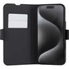 Dėklas FoneKit MagSafe-yhteensopiva BookCase -suojakotelo, iPhone 16 Pro, musta