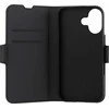 Dėklas FoneKit MagSafe-yhteensopiva BookCase -suojakotelo, iPhone 16, musta