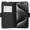 Dėklas FoneKit MagSafe-yhteensopiva BookCase -suojakotelo, iPhone 16 Pro Max, musta