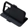 Dėklas FoneKit MagSafe-yhteensopiva BookCase suojakotelo, iPhone 17 Pro, musta