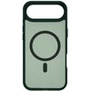 Dėklas FoneKit MagSafe-yhteensopiva Soft Touch suojakuori, iPhone Air, tummanvihreä