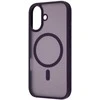 Dėklas FoneKit MagSafe-yhteensopiva Soft Touch suojakuori, iPhone 17, violetti