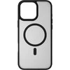 Dėklas FoneKit MagSafe-yhteensopiva Soft Touch -suojakuori, iPhone 16 Pro, musta/harmaa