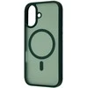Dėklas FoneKit MagSafe-yhteensopiva Soft Touch suojakuori, iPhone 17, tummanvihreä