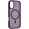 Dėklas FoneKit MagSafe-yhteensopiva Soft Touch suojakuori, iPhone 17, violetti