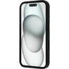 Dėklas FoneKit MagSafe-yhteensopiva Soft Touch -suojakuori, iPhone 16, musta/harmaa