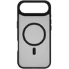 Dėklas FoneKit MagSafe-yhteensopiva Soft Touch suojakuori, iPhone Air, musta/harmaa