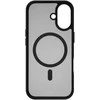 Dėklas FoneKit MagSafe-yhteensopiva Soft Touch suojakuori, iPhone 17, musta/harmaa