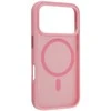 Dėklas FoneKit MagSafe-yhteensopiva Soft Touch suojakuori, iPhone 17 Pro, pinkki