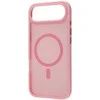 Dėklas FoneKit MagSafe-yhteensopiva Soft Touch suojakuori, iPhone Air, pinkki