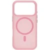 Dėklas FoneKit MagSafe-yhteensopiva Soft Touch suojakuori, iPhone 17 Pro, pinkki