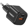 FoneKit Mini 20 W, USB-C + USB-A, musta