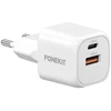 FoneKit Mini 20 W, USB-C + USB-A, valkoinen