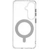 Dėklas FoneKit Premium Kickstand MagSafe-yhteensopiva suojakuori jalustalla, Samsung Galaxy S26, läpinäkyvä