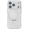 Dėklas FoneKit Premium Kickstand MagSafe-yhteensopiva suojakuori jalustalla, iPhone 17 Pro, läpinäkyvä