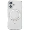 Dėklas FoneKit Premium Kickstand MagSafe-yhteensopiva suojakuori jalustalla, iPhone 17, läpinäkyvä