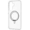 Dėklas FoneKit Premium Kickstand MagSafe-yhteensopiva suojakuori jalustalla, Samsung Galaxy A57, läpinäkyvä