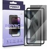 Geko „FoneKit Privacy+“ visiškai apsauginis grūdintas stiklas, „Google Pixel 9 Pro“, juodas