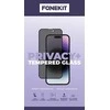FoneKit Privacy+ pilno dangčio grūdintas stiklas, iPhone 13 Pro Max / 14 Plus, juodas