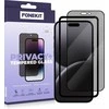 FoneKit Privacy+ viso dangčio grūdintas stiklas, iPhone 16 Pro Max, juodas