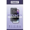 FoneKit Privacy+ viso dangčio grūdintas stiklas, iPhone 14 Pro, juodas