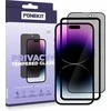 FoneKit Privacy+ viso dangčio grūdintas stiklas, iPhone 14 Pro Max, juodas