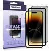 FoneKit Privacy+ viso dangčio grūdintas stiklas, iPhone 14 Pro, juodas