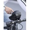 FoneKit-puhelinlaukku pyörän ohjaustankoon, musta
