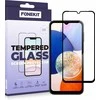 FoneKit viso dangčio grūdintas stiklas, Samsung Galaxy A15, juodas