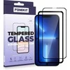 FoneKit Full Cover grūdintas stiklas, iPhone 14 Plus / 13 Pro Max, juodas
