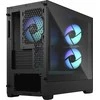 „Fractal Design“ | „Pop Mini Air RGB“ | Šoninis langas | Juodas TG skaidraus atspalvio | mATX, Mini ITX | ATX