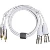 Fuj:tech 2 x RCA uros – 2 x XLR uros audiokaapeli, 1,5 m, valkoinen