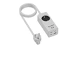 Fuj:tech 5-osainen 67W GaN jatkojohto 4 USB-portilla, 2 m, valkoinen