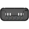 Fuj:tech 5 pistorasian jatkojohtolaatikko, 1 x USB-A + 1 x USB-C, musta