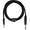 Fuj:tech 6,3 mm TRS uros – 3,5 mm TRS uros audiokaapeli, 2 m, musta