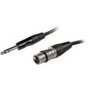 Fuj:tech 6,3 mm TRS uros – XLR naaras signaalikaapeli, 10 m, musta