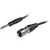 Fuj:tech 6,3 mm TRS – XLR uros signaalikaapeli, 7 m, musta