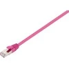 Deante Fuj:tech CAT6A S/FTP -verkkokaapeli, 0.25 m, pinkki