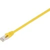 Fuj:tech CAT6A S/FTP -verkkokaapeli, 0.25 m, keltainen